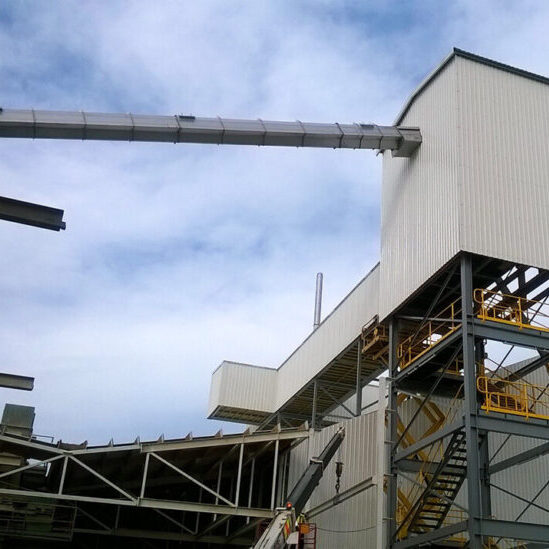 CIL Ltd air-supported belt conveyor site upgrade.